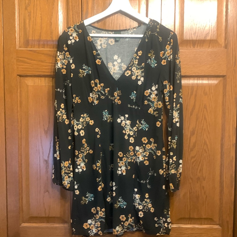 Wild Fable size L, floral dress, gently worn
